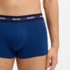 Three-pack of stretch-cotton trunks with logo waistbands