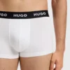 Three-pack of stretch-cotton trunks with logo waistbands