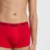 Three-pack of stretch-cotton trunks with logo waistbands