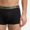 Three-pack of stretch-cotton trunks with logo waistbands