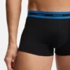 Three-pack of stretch-cotton trunks with logo waistbands