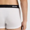 Three-pack of stretch-cotton trunks with logo waistbands
