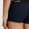 Three-pack of stretch-cotton trunks with logo waistbands