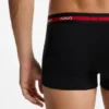 Three-pack of stretch-cotton trunks with logo waistbands