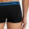 Three-pack of stretch-cotton trunks with logo waistbands