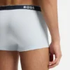 Three-pack of stretch-cotton trunks with logo waistbands