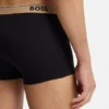 Three-pack of stretch-cotton trunks with logo waistbands