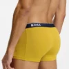 Three-pack of stretch-cotton trunks with logo waistbands