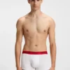 Three-pack of stretch-cotton trunks with logo waistbands