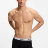 Three-pack of stretch-cotton trunks with logo waistbands