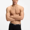 Three-pack of stretch-cotton trunks with logo waistbands