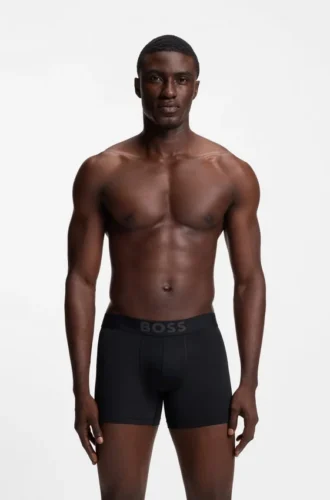 Three-pack of stretch-microfibre boxer briefs