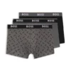 Three-pack of trunks with logo waistbands