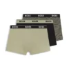 Three-pack of trunks with logo waistbands