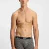 Three-pack of trunks with logo waistbands