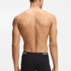 Three-pack of trunks with logo waistbands
