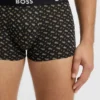Three-pack of trunks with logo waistbands