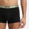 Three-pack of trunks with logo waistbands