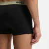 Three-pack of trunks with logo waistbands
