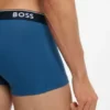 Three-pack of trunks with logo waistbands