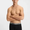 Three-pack of trunks with logo waistbands