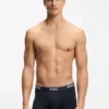 Three-pack of trunks with logo waistbands