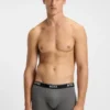 Three-pack of trunks with logo waistbands