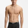 Three-pack of trunks with logo waistbands