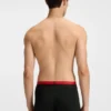Three-pack of trunks with split-logo waistband