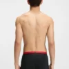 Three-pack of trunks with split-logo waistband