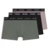 Three-pack trunks with jacquard logo waistband