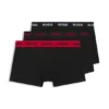 Three-pack trunks with jacquard logo waistband