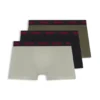 Three-pack trunks with jacquard logo waistband
