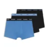 Three-pack trunks with jacquard logo waistband
