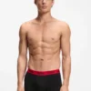 Three-pack trunks with jacquard logo waistband