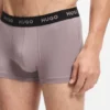 Three-pack trunks with jacquard logo waistband