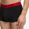 Three-pack trunks with jacquard logo waistband