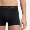 Three-pack trunks with jacquard logo waistband