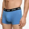 Three-pack trunks with jacquard logo waistband