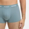 Three-pack trunks with jacquard logo waistband