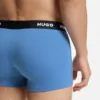 Three-pack trunks with jacquard logo waistband
