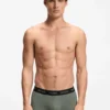 Three-pack trunks with jacquard logo waistband