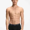 Three-pack trunks with jacquard logo waistband