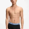 Three-pack trunks with jacquard logo waistband