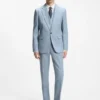 Three-piece extra-slim-fit suit