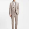 Three-piece extra-slim-fit suit