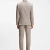 Three-piece extra-slim-fit suit