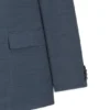 Three-piece slim-fit suit in patterned stretch wool