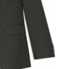 Three-piece slim-fit suit in patterned stretch wool
