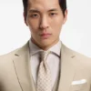 Three-piece slim-fit suit in virgin-wool serge Three-piece slim-fit suit in virgin-wool serge